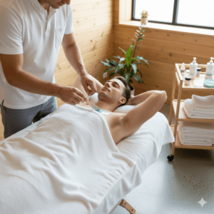 Waxing for men Armpits