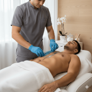 Depilación para hombres Pecho y Vientre