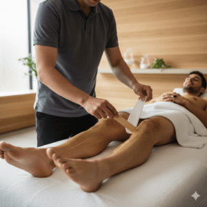 Waxing  for men Legs